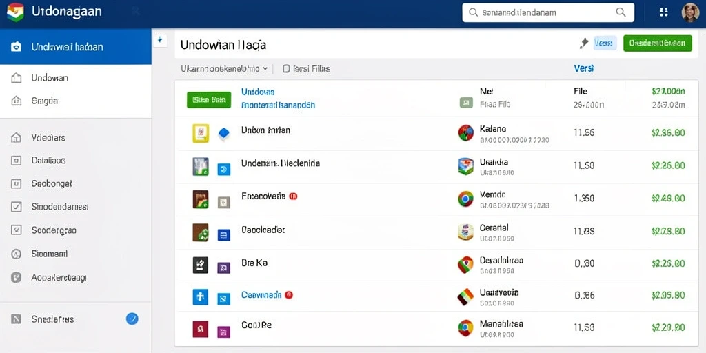 Tampilan antarmuka yang user-friendly dan mudah dipahami.