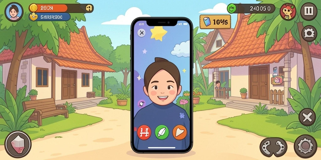 Tampilan utama yang menarik dan user-friendly.