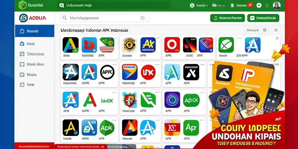Tampilan awal yang menarik dan user-friendly.